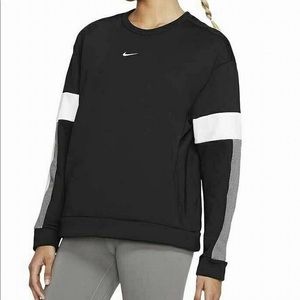 Nike Women’s black therma long sleeve crew neck